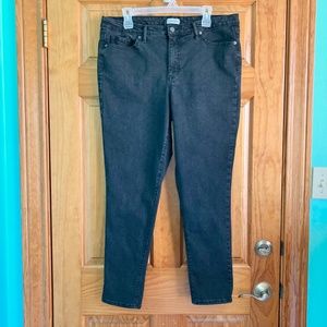 Women’s size 14 Jessica Simpson gently used black high rise stretch skinny jeans